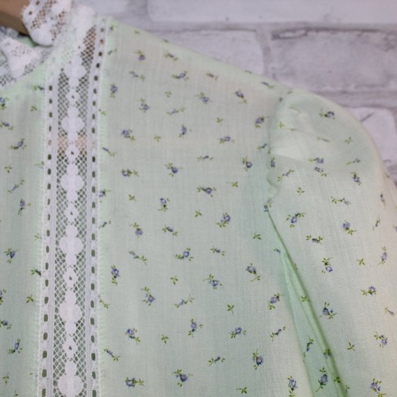 STUNNING Vintage Dress Small Long Sleeve Lace EUC - Picture 7 of 8